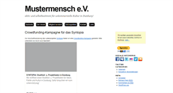 Desktop Screenshot of mustermensch.org