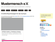 Tablet Screenshot of mustermensch.org